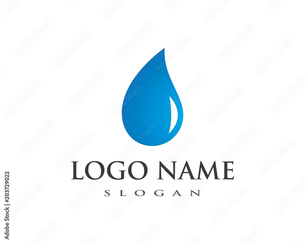 water drop Logo Template water drop Logo Template