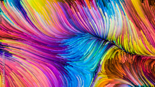 Colorful Paint Unfolding © agsandrew