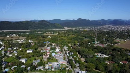 Vista aérea del Valle de Lerma en Salta Argentina