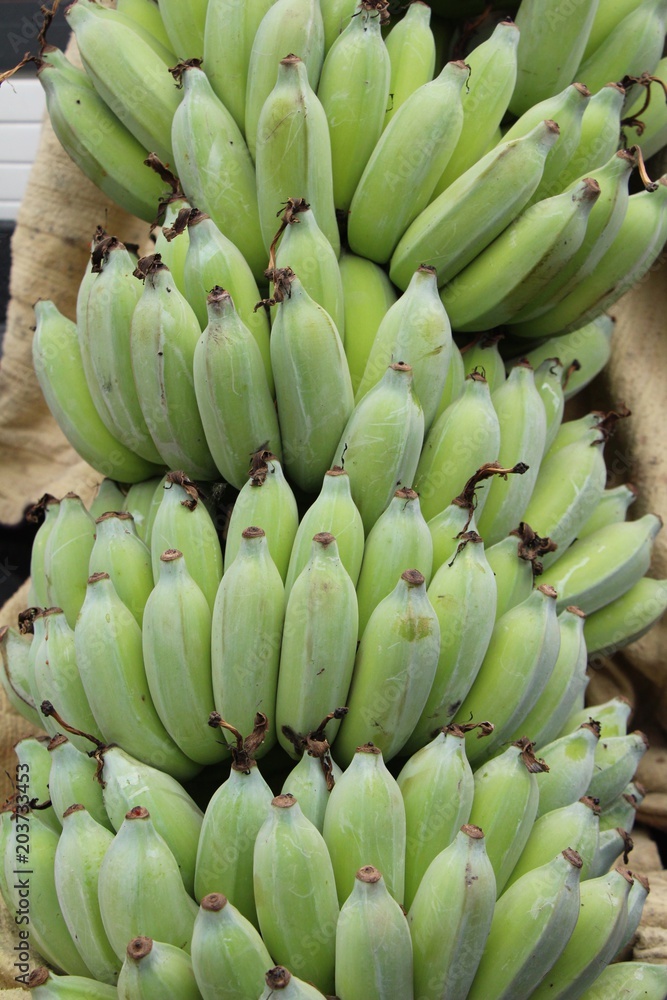Fresh banana is delicious in the market Fresh banana is delicious in the market