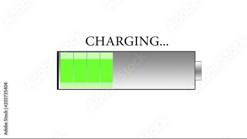 charging green battery 