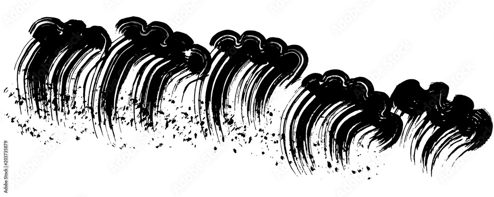 波 しぶき 毛筆イラスト Stock Vector Adobe Stock 波 しぶき 毛筆イラスト Stock Vector Adobe Stock