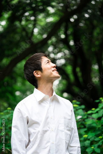 爽やかな男性