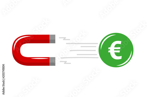 euro mit magnet anziehen