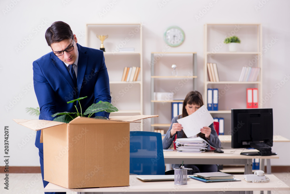 Person being fired from his work Person being fired from his work