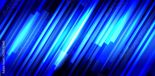 Light blue zoom abstract background, motion move fast