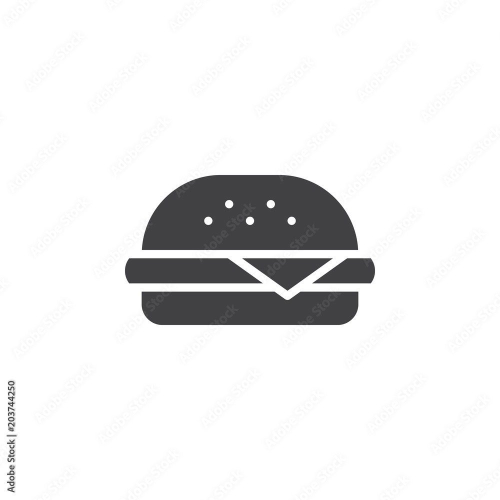 Hamburger: Single Icon Decal