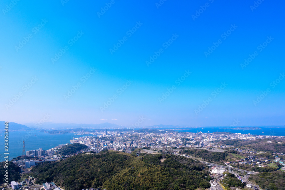 地方都市の風景