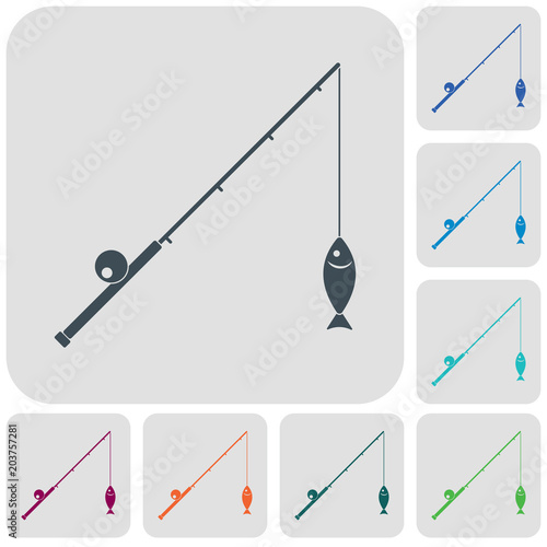 Fishing rod icon