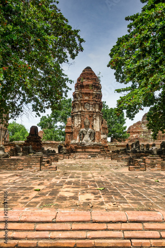 Buddhistische Tempelanlage Wat Mahathat in Ayutthaya, Thailand © Himmelssturm