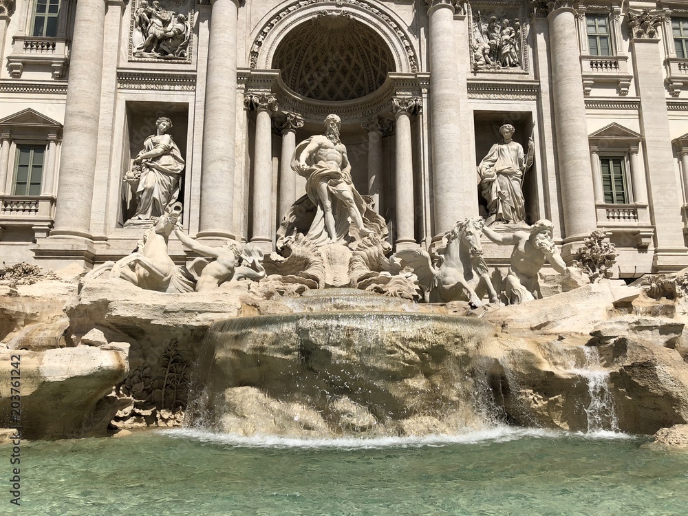 Fontaine de Trevi à Rome 