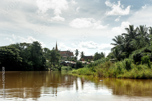 Auf dem Fluß nach Battambang, Kambodscha