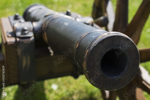 Ancient war cannon