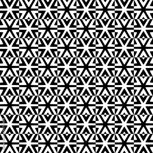 Seamless decorative pattern in a balck - white colors