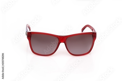 Sunglasses isolated on white background for the design of portraits