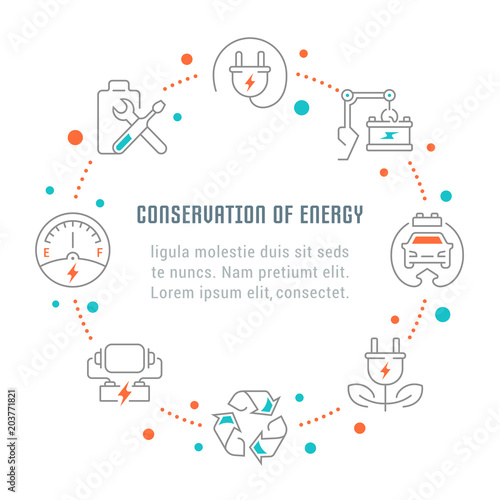 Website Banner and Landing Page of Conservation of Energy.