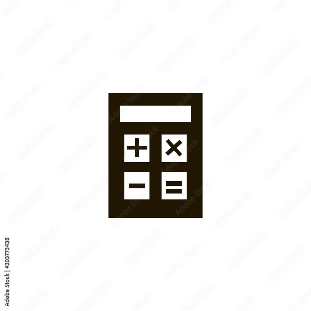 Calculator icon. flat design Calculator icon. flat design