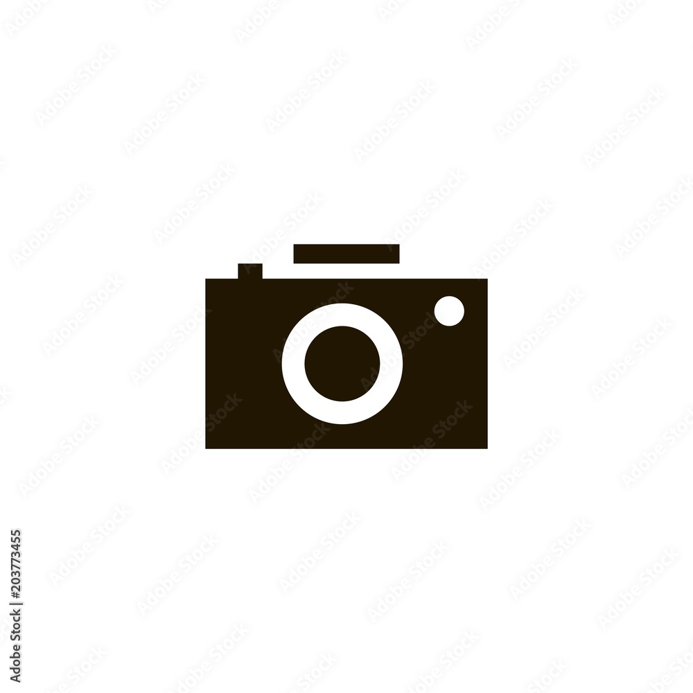 Camera Icon. flat design