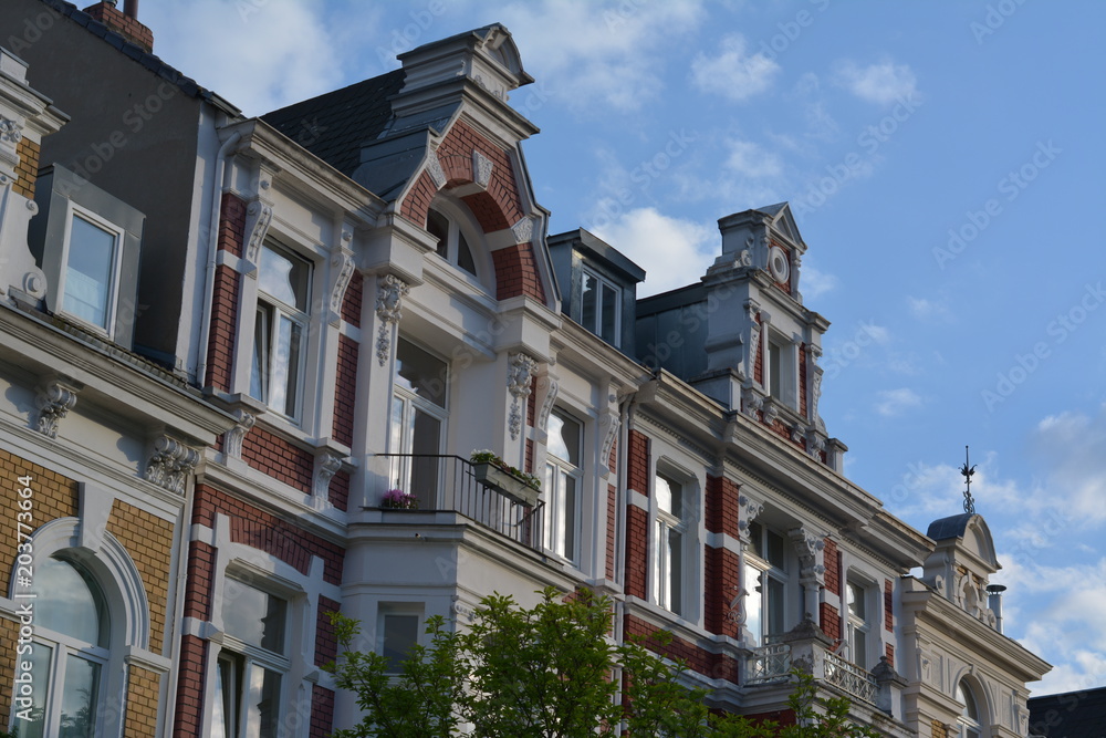Obraz premium Bonn Südstadt, Bürgerhaüser