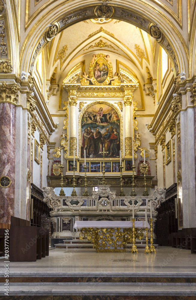 Altar of the Cathedral of Matera