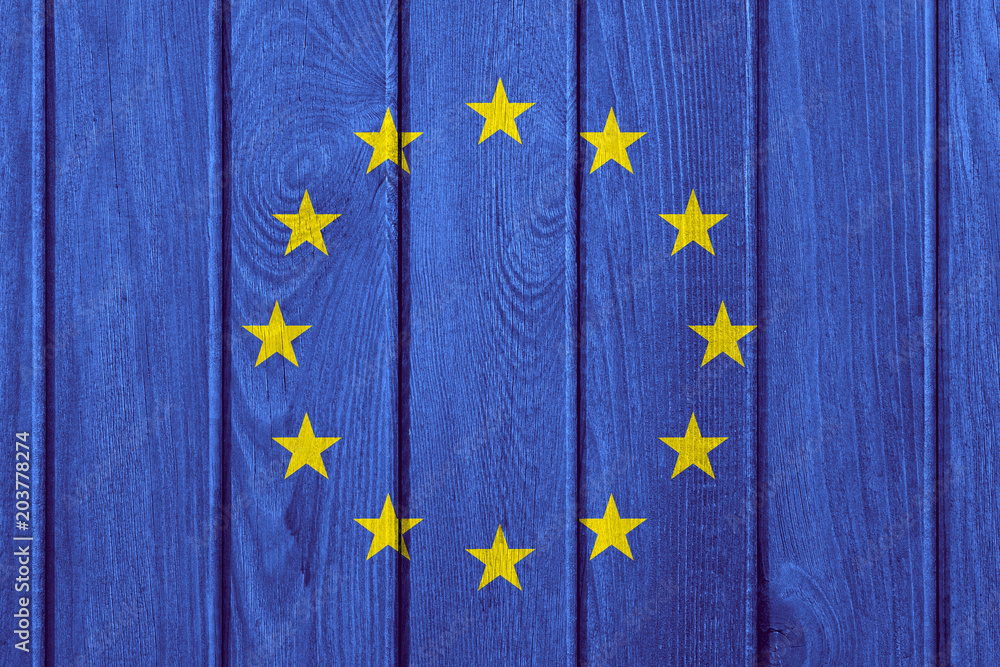 Fototapeta premium flag of European Union