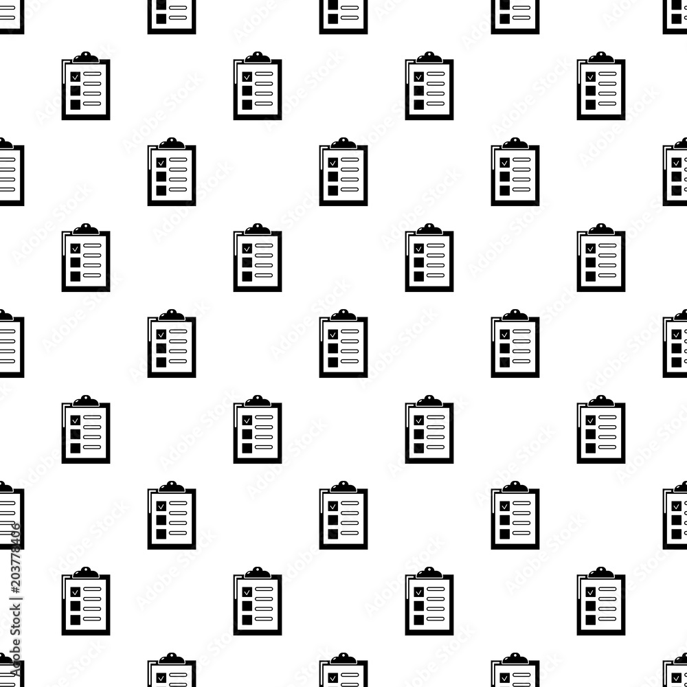 Checklist pattern vector seamless repeating for any web design Checklist pattern vector seamless repeating for any web design