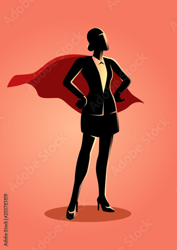 Super businesswoman