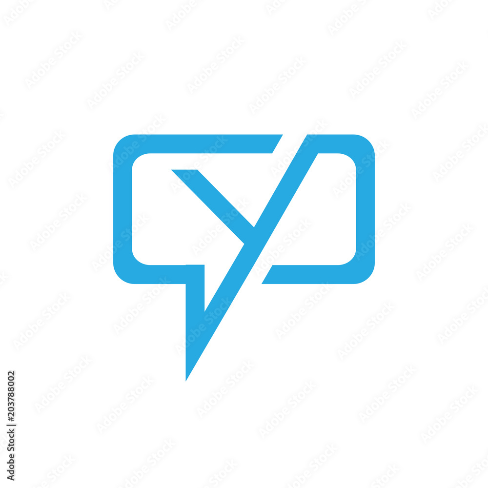 initial Y talk logo initial Y talk logo