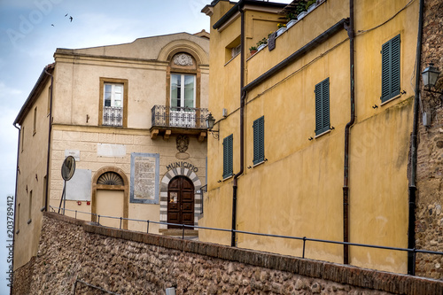 Bibbona in the Val di Cecina  Livorno  Tuscany  Italy - old seat of municipality
