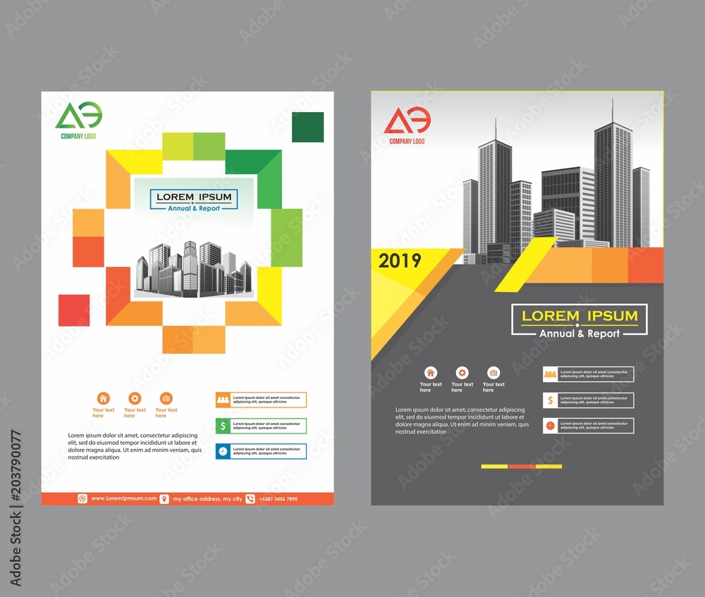 Obraz premium cover, layout, brochure, magazine, catalog, flyer for company or report 