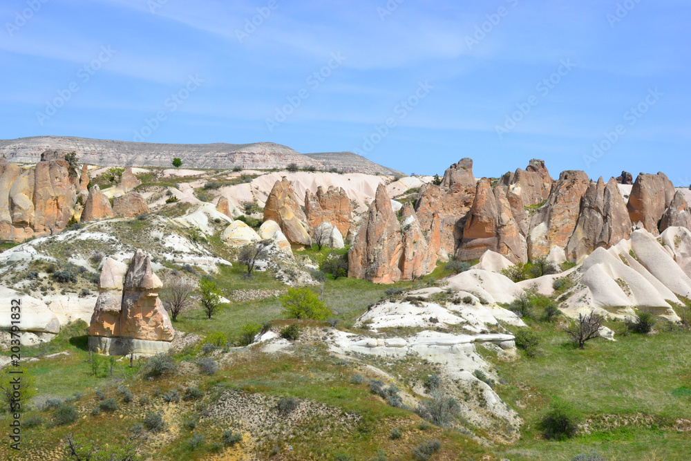 View of the rocks, Cappadocia, Turkey