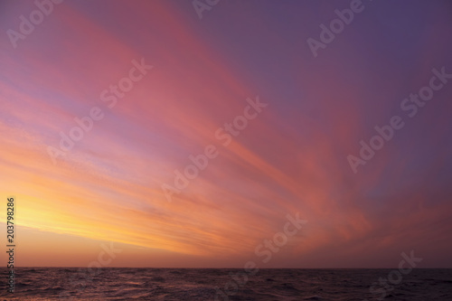 Sunset, Scotia Sea, Antarctic
