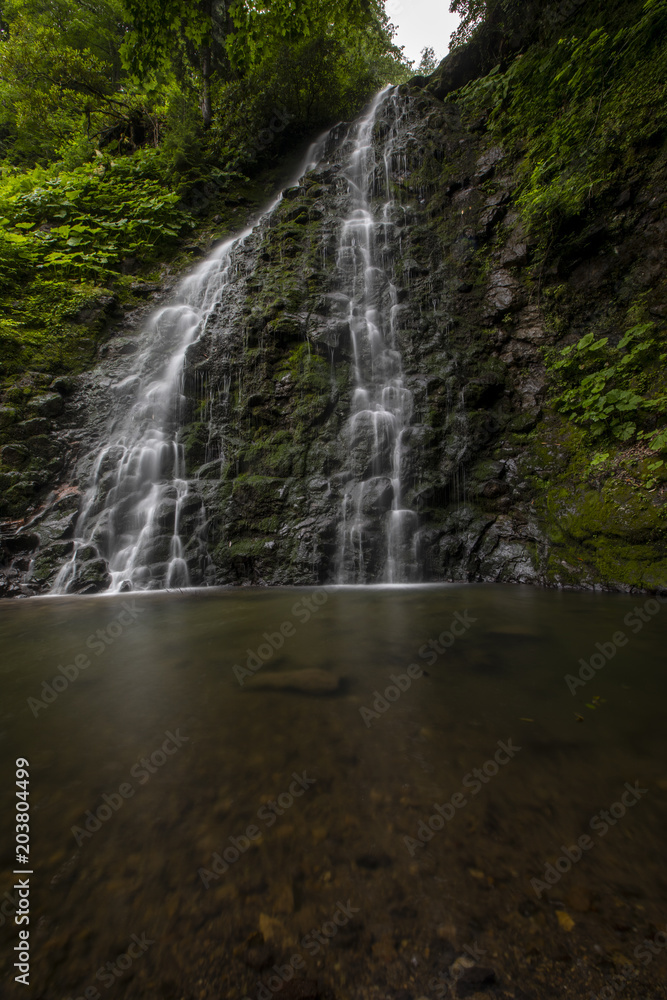 Double waterfall Artvin Turkey