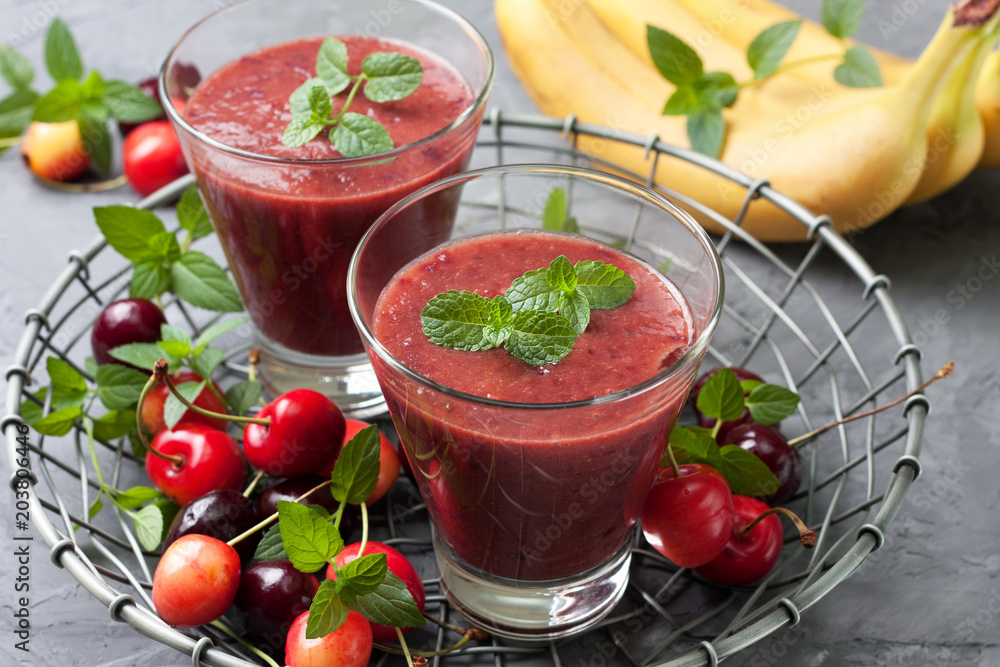 cherry smoothies cherry smoothies