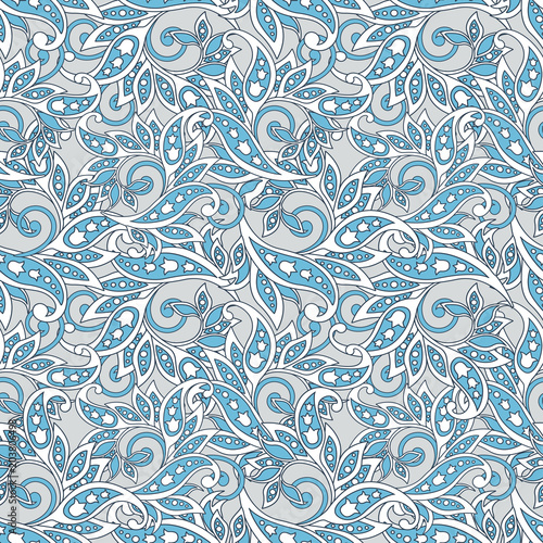 Fototapeta Naklejka Na Ścianę i Meble -  vintage floral seamless pattern. Vector background