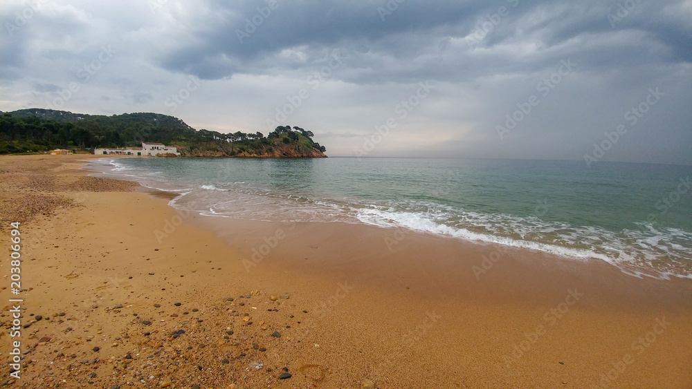 Fototapeta premium Paz en la orilla del mar