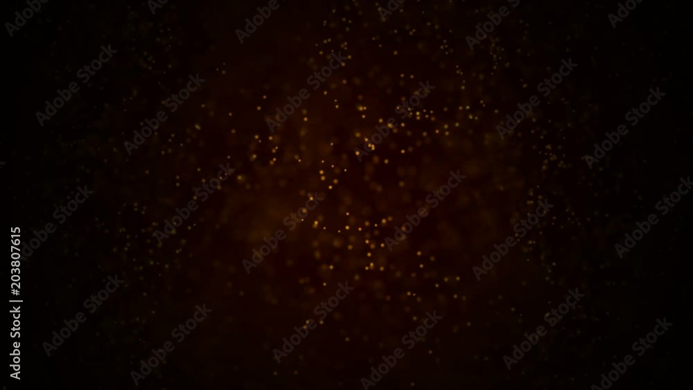 Gold Particles. Natural Floating Organic Particles On beatiful relaxing Background. Glittering Particles With Bokeh. Slow motion. Gold Particles. Natural Floating Organic Particles On beatiful relaxing Background. Glittering Particles With Bokeh. Slow motion.