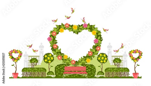 wedding arch vector