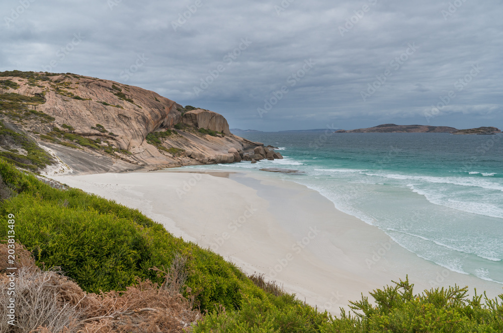 West Beach close to Esperance on an overcast day, Western Australia