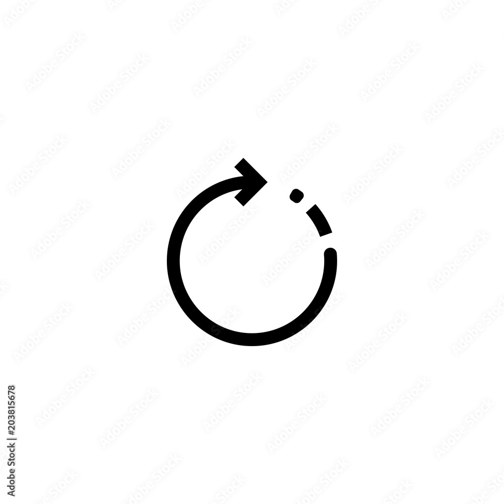 loading arrow icon. sign design loading arrow icon. sign design