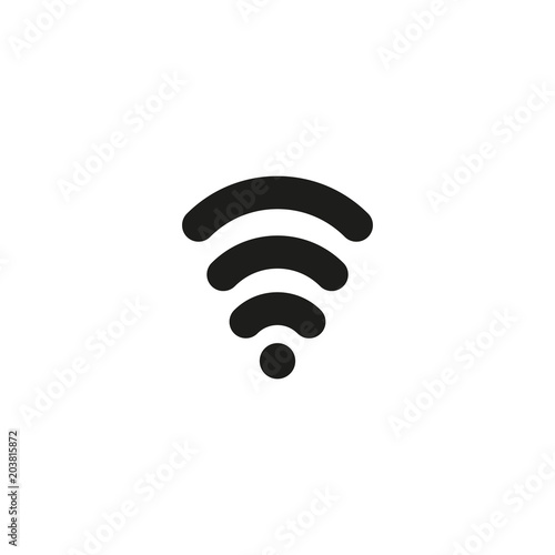 wifi connection icon. sign design