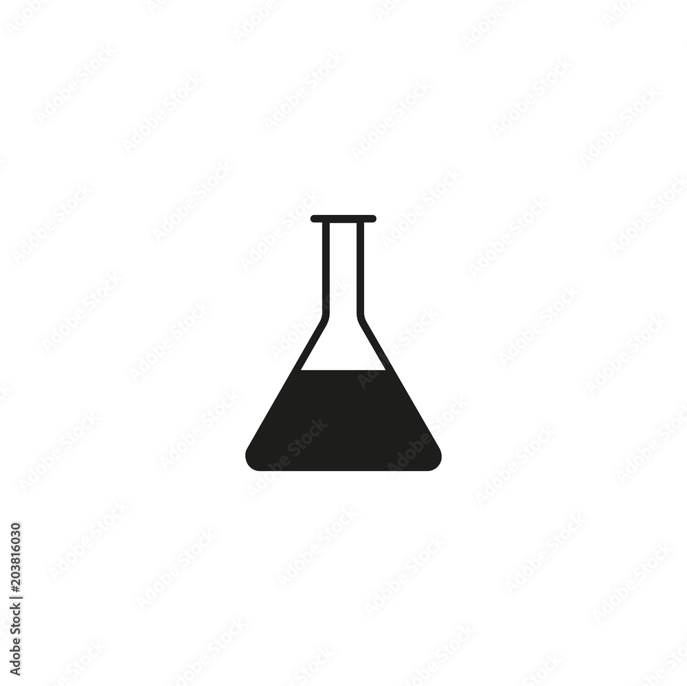 erlenmeyer flask icon. sign design erlenmeyer flask icon. sign design
