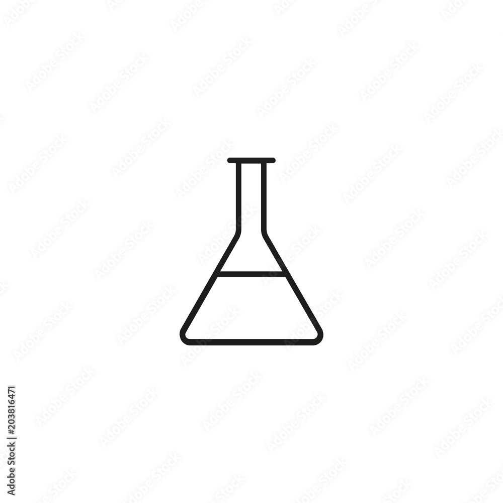 erlenmeyer flask icon. sign design erlenmeyer flask icon. sign design