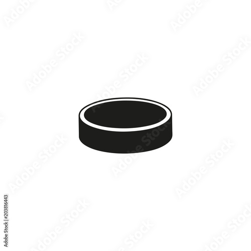 hockey puck icon. sign design