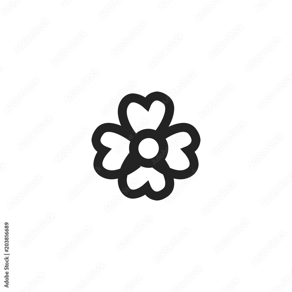 flower icon. sign design flower icon. sign design