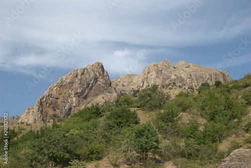 The Crimean steppe (the Surroundings of lake Chokrak)