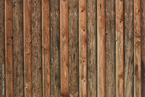 Wooden texture. Background made of wood. Frame for advertising. Wall of the boards.