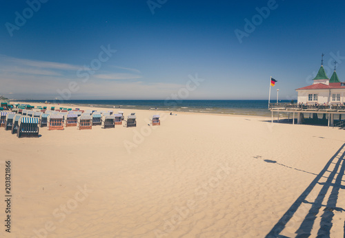 Pier at the Baltic sea