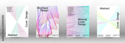 A set of creative sound backgrounds with linear.