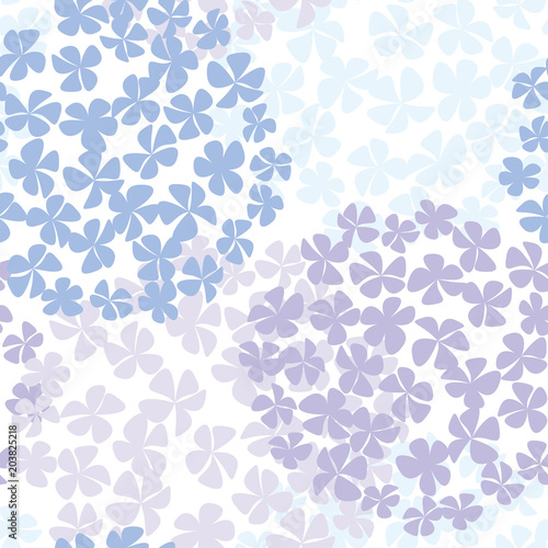 vintage violet floral seaml...